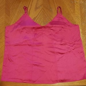 Andeawy spaghetti strap silky tank size L